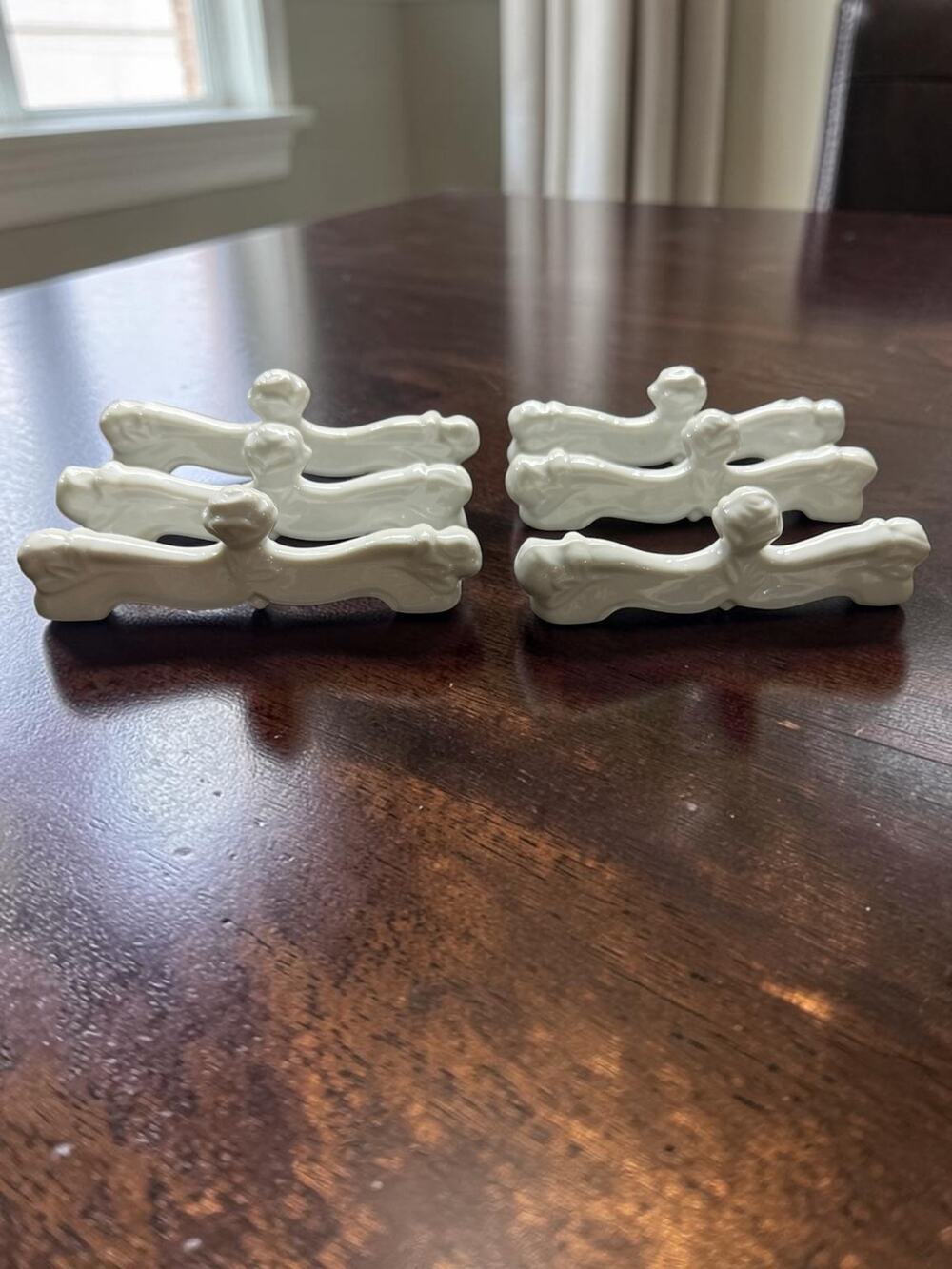 Vintage Maryland China Japan Porcelain Knife Rests Set of 6 Grandmillennial